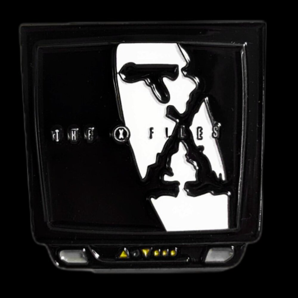 THE X-FILES TELEVISION OIL DRIPPED ENAMEL PIN LAPEL PIN BROOCH NWT - Picture 6 of 9